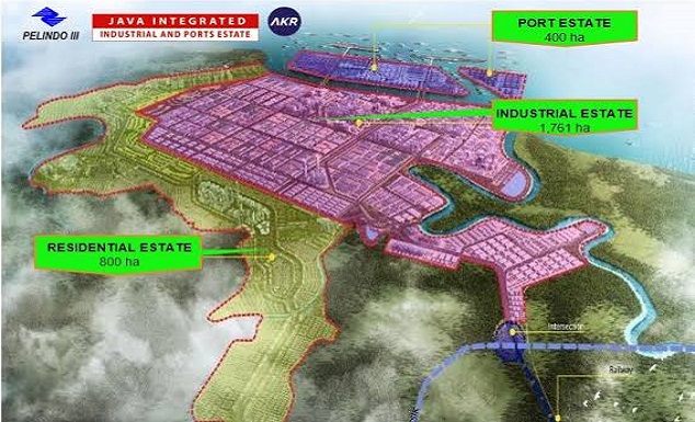 有能力的183工业能力的工业园区Gresik JIIPE准备接待投资者